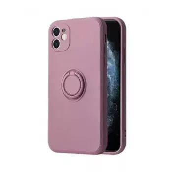 iLike Apple iPhone 13 silikoninen rengaskotelo violetti