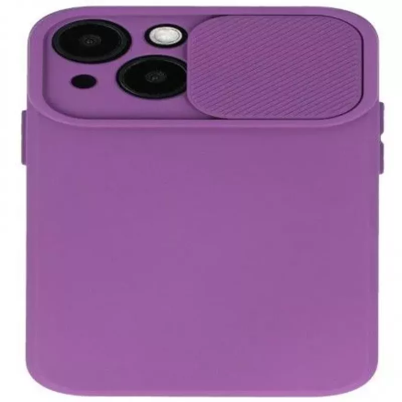 iLike Apple iPhone 14 Pro Camshield Soft violetti takakansi