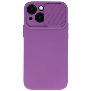 iLike Apple iPhone 14 Pro Camshield Soft violetti takakansi