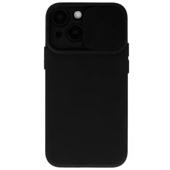 iLike Apple iPhone 14 Pro Max Camshield Soft musta