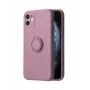 iLike Apple iPhone 14 Pro Silikon Ring -kotelo violetti