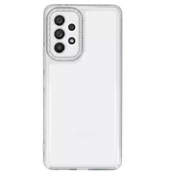 iLike Samsung Galaxy A34 5G Crystal Diamond 2mm Case läpinäkyvä