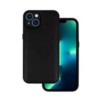 iLike Apple iPhone 14 nahkainen 3D-kotelo musta