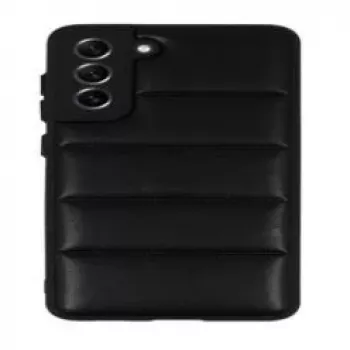 iLike Samsung Galaxy S21 FE nahkainen 3D-kotelo musta