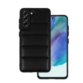 iLike Samsung Galaxy S21 FE nahkainen 3D-kotelo musta