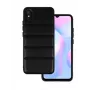 iLike Xiaomi Redmi 9A nahkainen 3D-kotelo musta