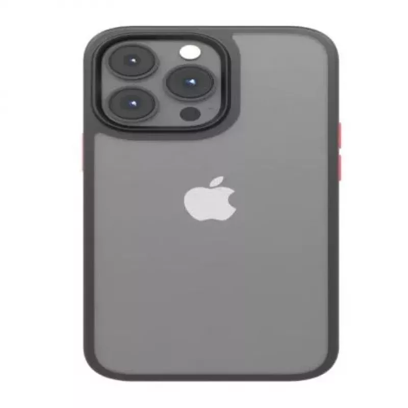iLike Apple Satin Matt Case iPhone 14 Pro 6.1 musta