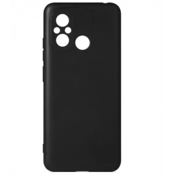 iLike silikoninen suojakotelo Xiaomi Redmi 12C / Redmi 11A -laitteelle, musta