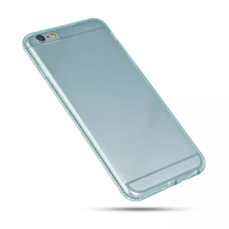 Beeyo Huawei P8 Lite Diamond Frame vihreä suojakuori