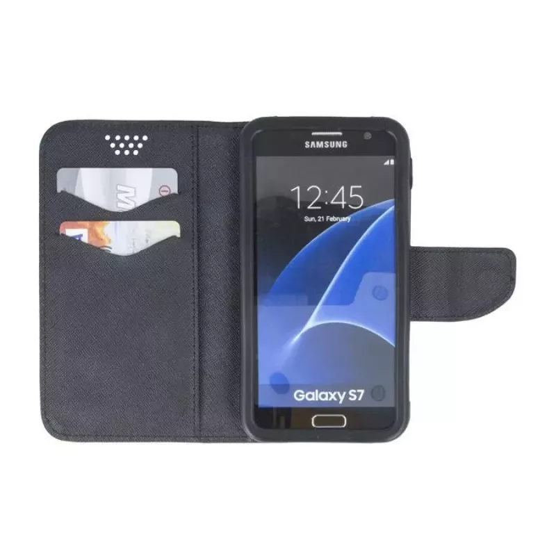 GreenGo Universal Fancy Smart Universal 5.5 silikonikotelo musta