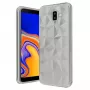 GreenGo Samsung Galaxy J6 Plus 2018 geometrinen kotelo harmaa