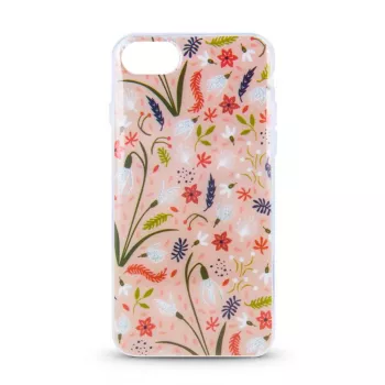 iLike Apple iPhone XS Max Spring 3 takakotelo - kukkakuvio, TPU-suojakotelo