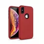 iLike Samsung Galaxy A10 Defender Solid 3in1 -kotelo punainen