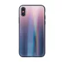 iLike Samsung Galaxy A40 Aurora Glass -kotelo ruskea musta