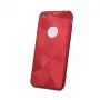 iLike Apple iPhone 8 Plus Geometric Shine -kotelo punainen