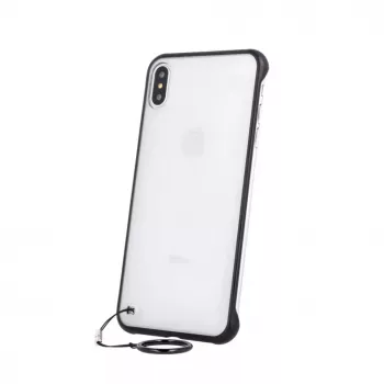 iLike Apple iPhone XR kehysmallinen kotelo musta