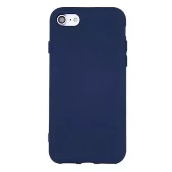 iLike Apple iPhone X / XS silikonikotelo tummansininen