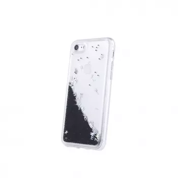 iLike Apple iPhone 11 Pro Liquid Letters TPU -kotelo musta