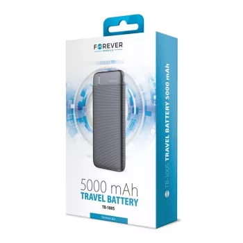 Forever Power Bank TB-100S 5000 mAh musta