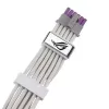 ASUS ROG EQUALIZER White Edition GPU-virtakaapeli - 16-napainen 12VHPWR 3x8-napaiseen PCIe - 700mm valkoinen