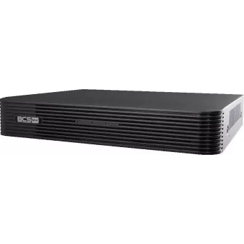 BCS BASIC BCS-B-NVR1001(2.0) 10-kanavainen IP-verkkovideotallennin, 8MP, 1 HDD