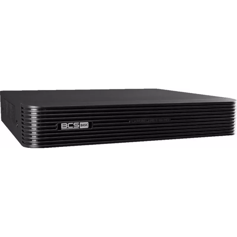 BCS BASIC BCS-B-NVR1001(2.0) 10-kanavainen IP-verkkovideotallennin, 8MP, 1 HDD