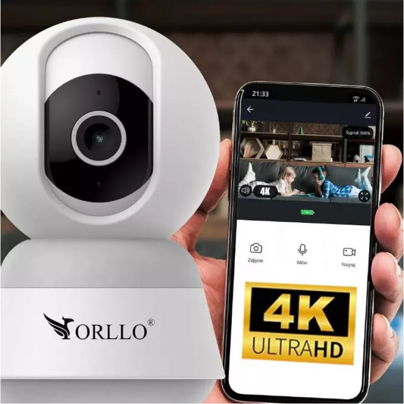 Orllo TW1 Indoor 4K Tuya Wi-Fi IP-kamera