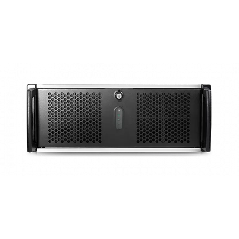 Chenbro RM41300-F2-USB3 4U Rackmount -palvelinkotelo - E-ATX, musta/harmaa, ilman virtalähdettä