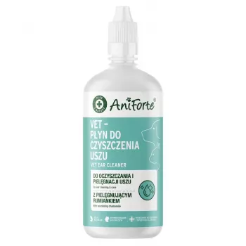 ANIFORTE Vet korvienpuhdistusneste koirille ja kissoille 250 ml