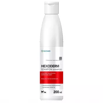 EWE EUROWET Hexoderm Medicated Shampoo koirille ja kissoille - 200 ml