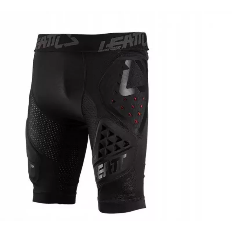 LEATT Impact Shorts 3DF 3.0 suojilla, koko L, musta