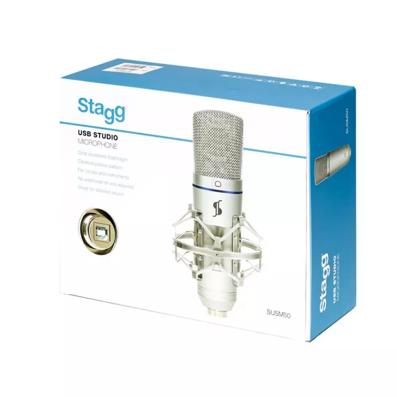 Stagg SUM50 USB-studiokondensaattorimikrofoni