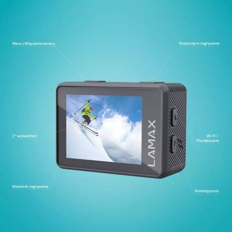 LAMAX X3.2 actionkamera, 4K, 2", Wi-Fi, 12 MP