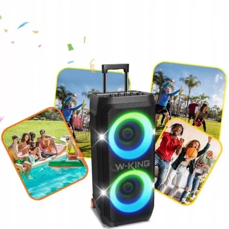 W-KING T12 langaton Bluetooth-kaiutin – musta