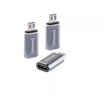 Intenso USB-C - Micro-USB-sovitin C480M, musta, 480 Mbit/s