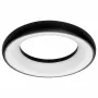 Synergy 21 LED-pyöreä valo Donut neutraalinvalkoinen musta 25W
