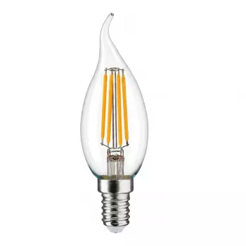 SYNERGY21 LED Retrofit E14 kynttilälamppu 4,5W lämminvalkoinen himmennettävä matt