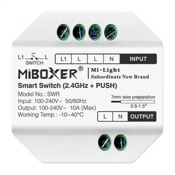 Miboxer Synergy 21 LED WiFi älykytkin WiFi + 2.4G + Push Dimming (SWR)