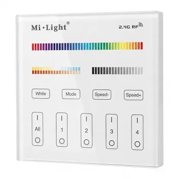 MIBOXER B4 Smart Panel RGB-CCT 4 alueen kaukosäädin