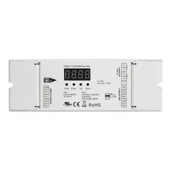 SYNERGY21 LED-ohjain DMX 512 4x5A 16bit