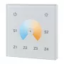 SYNERGY21 LED-ohjain EOS 05 seinähimmennin Dual White (CCT) Touch 4 vyöhykettä