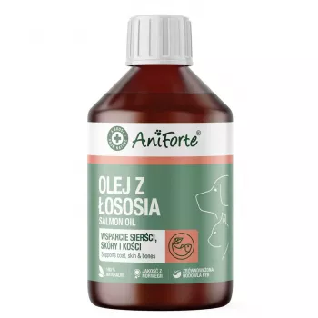 ANIFORTE Salmon Oil - ravintolisä koirille ja kissoille - 250ml