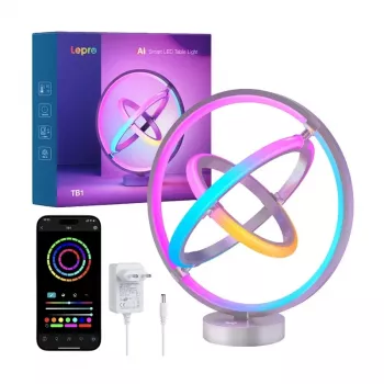 LEPRO TB1 RGB-pöytävalaisin