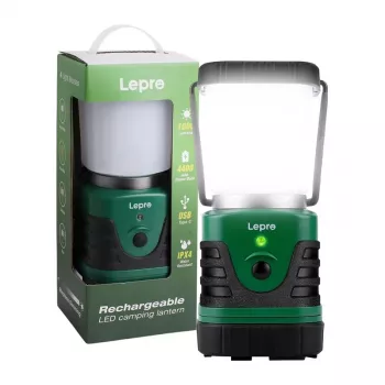LEPRO 3300008 leirintävalaisin, 1000 lm, 3600 mAh