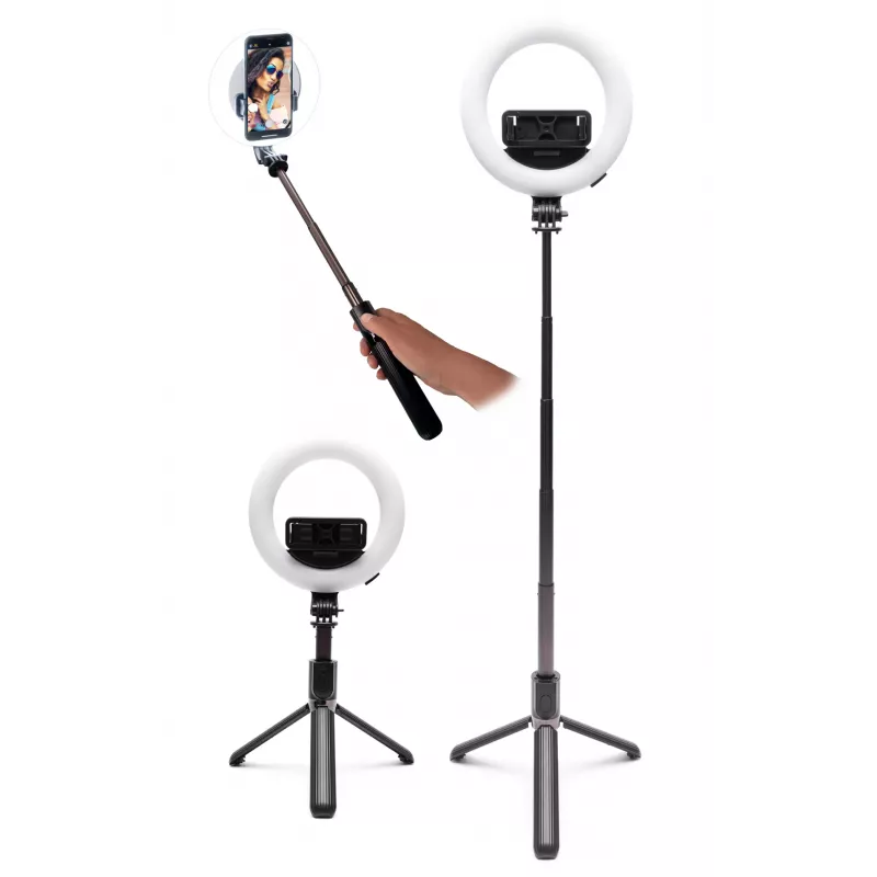 RIO RLRC-EU/1,3 15 cm Glamour Glow -kauneus- ja vloggausrengasvalo