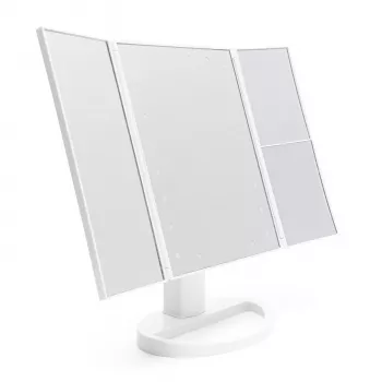 Rio MMFD-WH-EU/1,3 24 LED kosketushimmennettävä meikkipöytäpeili, valkoinen