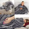 Bodi-Tek BT-BLHT-EU/1.0 COZY Snuggle Blanket lämmitettävä viltti 130 x 160 cm, harmaa