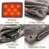 Bodi-Tek BT-BLHT-EU/1.0 COZY Snuggle Blanket lämmitettävä viltti 130 x 160 cm, harmaa