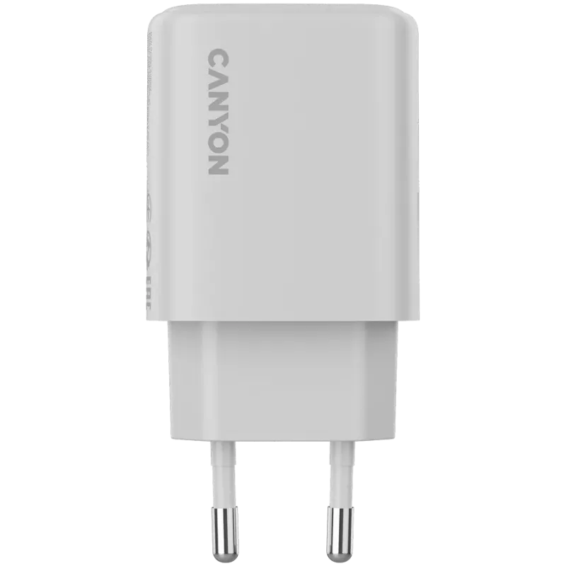 CANYON OnCharge 200 20W 1xPD 1xQC EU valkoinen seinälaturi
