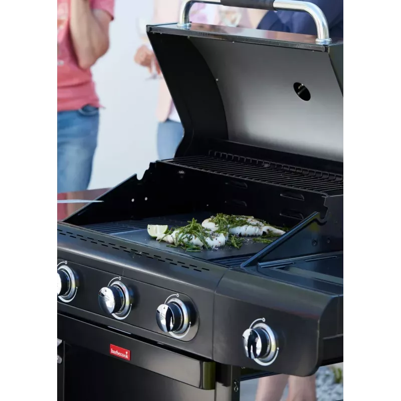 Barbecook Siesta 412 Graphite -kaasugrilli, 132 x 56 x 118 cm